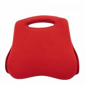 CHANEL Red Canvas Bag